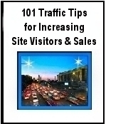 FREE EBOOK 101 Traffic Tips: More Visitors & Sales